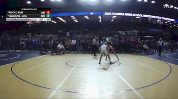 126 3A Champ. Round 1 - Johnson Luca, Boca Raton Community H S vs Rocco Ruiz, Christopher Columbus H S