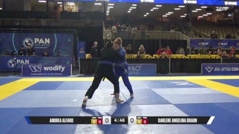 Darlene Angelina Braun vs Andrea Alfaro 2026 Pan Jiu Jitsu IBJJF Championship