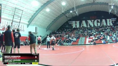 215 lbs Semis & Wb (16 Team) - Hartley Hoover, North Miami vs Brock Robinson, Rensselaer Central