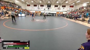 98 lbs Champ. Round 1 - Trenton Enis, Thermopolis Middle School vs Logan Rager, Sheridan