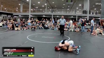 56 lbs Semis (4 Team) - Jake Zella, Iron Horse vs Jeffrey Lutes, Hammers Blue