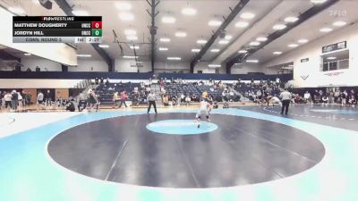 125 lbs Cons. Round 2 - Matthew Dougherty, Onondaga CC vs Jordyn Hill, Onondaga CC