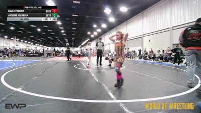 90 lbs Rr Rnd 5 - Kaili Prose, MOJO K-6 vs Averie Olvera, Untouchables Girls Black