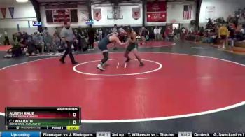 182 lbs Quarterfinal - CJ Walrath, Notre Dame, Burlington vs Austin Raue, Cedar Rapids Kennedy