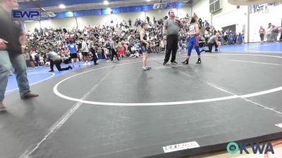 73 lbs Semifinal - Jamison Howard, Caney Valley Wrestling vs Riley Mcclure, Raw Wrestling Club