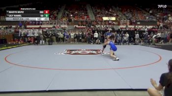 155 lbs Cons. Round 1 - Lily Hamel, Towanda-Circle HS vs Masyn Mutz, Frontenac Hs