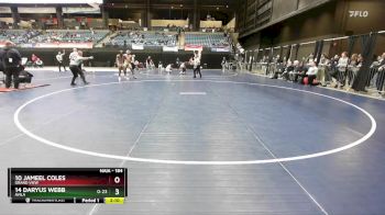 184 lbs Cons. Round 5 - 10 Jameel Coles, Grand View vs 14 Daryus Webb, Avila
