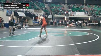 7A 175 lbs Quarterfinal - Grayer Manown, Vestavia Hills vs Jayden Mooneyham, Hoover