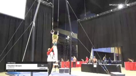 Hayden Brown - Still Rings, SCATS CA - 2021 USA Gymnastics Development Program National Championships