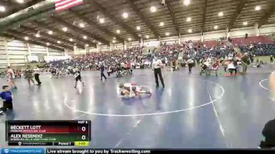 85 lbs Cons. Semi - Alex Resendiz, American Falls Wrestling Club vs Beckett Lott, Morgan Wrestling Club