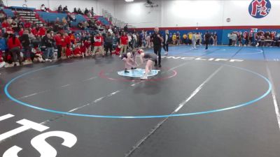 138 lbs Finals (2 Team) - Addison Lyon, Mount Union vs Caden Collett, Huntingdon