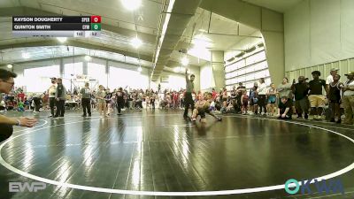 90 lbs Rr Rnd 1 - Kayson Dougherty, Sperry Wrestling Club vs Quinton Smith, Coweta Tiger Wrestling