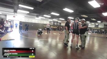 165 lbs Champ. Round 3 - Arjun Nagra, Vacaville vs Jackson Naven, Frontier