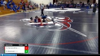 145 lbs Quarterfinal - Cristian Herrera Ortiz, Kennedy Catholic vs David Abramyan, Decatur