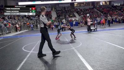 55 lbs Semifinal - Nara Jackson, Lawrence Elite vs Tess Passmore, Chase County