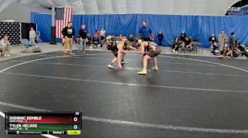 126 lbs Finals (2 Team) - Dominic Kemble, Ohio Titan vs Tyler Helwig, Rogue WC