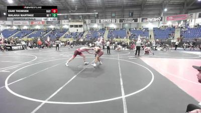 175 lbs Quarterfinal - Zane Thomsen, Hastings Wrestling Club vs Malakai Martinez, No Team