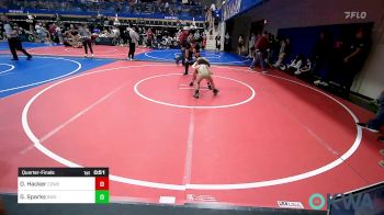 55 lbs Quarterfinal - Owen Hacker, Coweta Tiger Wrestling vs Gavin Sparks, Salina Wrestling Club