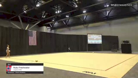 Ruby Freshwater - Ball, Legacy Elite - 2021 USA Gymnastics Championships