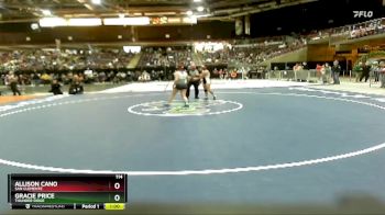 114 lbs Cons. Round 7 - Allison Cano, San Clemente vs Gracie Price, Thunder Ridge