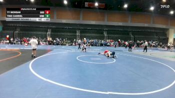 126 lbs Champ. Round 1 - Tino Cadriel, Downey vs Ty Morgan, Oakdale