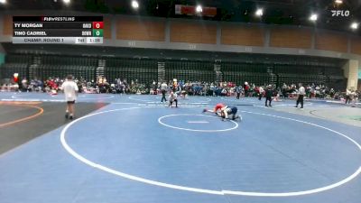 126 lbs Champ. Round 1 - Tino Cadriel, Downey vs Ty Morgan, Oakdale