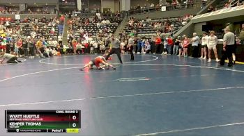 80 lbs Cons. Round 3 - Kemper Thomas, Victory vs Wyatt Hueftle, Bertrand Wrestling Club