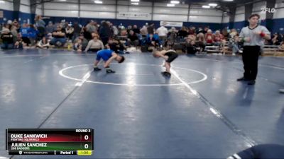 49-53 lbs Round 3 - Julien Sanchez, 208 Badgers vs Duke Sankwich, Fighting Squirrels