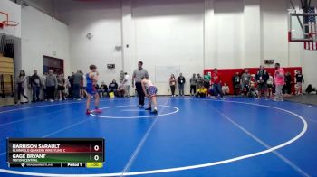 113 lbs Cons. Round 2 - Harrison Sarault, Plainfield Quakers Wrestling C vs Gage Bryant, Triton Central