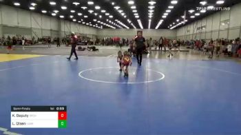 43 lbs Semifinal - Kohyn Deputy, Orchard Wrestling Club vs Luke Olsen, Henryetta Knights Wrestling Club