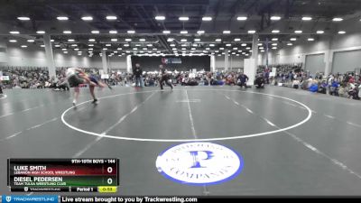 144 lbs Cons. Round 4 - Diesel Pedersen, Team Tulsa Wrestling Club vs Luke Smith, Lebanon High School Wrestling