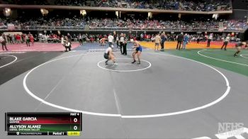 5A 152 lbs Champ. Round 1 - Allyson Alaniz, Comal Smithson Valley vs Blake Garcia, Gunter