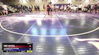 155 lbs Round 2 (10 Team) - Abby Keating, MoWest Fire Dragons vs Ezmerelda Fuller, Husky WC Navy