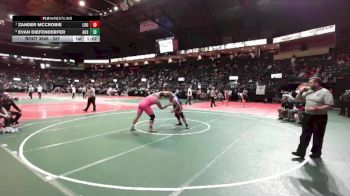 287 lbs Quarterfinal - Zander McCrobie, LOU1 vs Evan Diefenderfer, AUS1