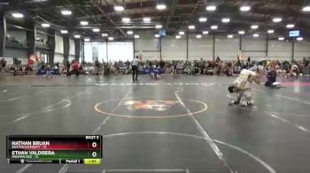 96 lbs Round 2 (6 Team) - Nathan Bruan, Buxton Intensity vs Ethan Valdisera, Nauman Red