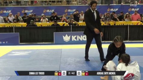 Abigail Skye McNeil vs Emma Lee Tross 2026 Pan Kids Jiu-Jitsu IBJJF Championship