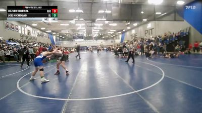 150 lbs Cons. Round 2 - Oliver Goebel, American Fork Jr High vs Joe Nicholas, Stallions Wrestling Club