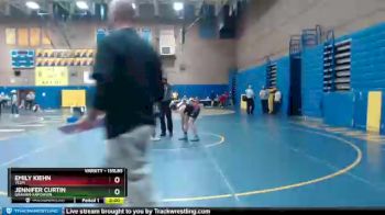 155 lbs Quarterfinal - Emily Kiehn, Yelm vs Jennifer Curtin, Graham-Kapowsin