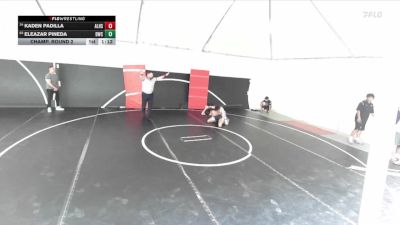 113 lbs Champ. Round 2 - Kaden Padilla, Alta Loma High School vs Eleazar Pineda, Deadly Wrestling Club