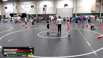82-90 lbs Cons. Round 2 - Grace Mancuso, Hays Wrestling Club vs Braylee Kring, FoxFit
