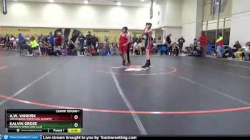 160 lbs Champ. Round 1 - Kalvin Grose, Patriots Wrestling Club vs A.w. VanKirk, Contenders Wrestling Academy