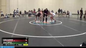 141 lbs Round 2 (6 Team) - Cash Ciliento, Backyard Boyz White vs Isaac Riffle, St. Lucie PAL / Tropics