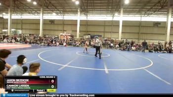 70 lbs Cons. Round 2 - Jaxon Bezdicek, Jerome Middle School vs Cannon Larsen, East Minico Middle School