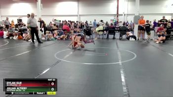 96 lbs Round 2 (4 Team) - Julian Altiery, Keystone Krush vs Dylan Gue, 84 Athletes