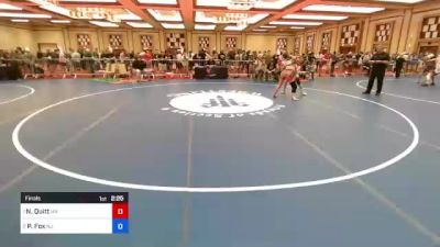 138 lbs Final - Nora Quitt, Ma vs Paisley Fox, Nj