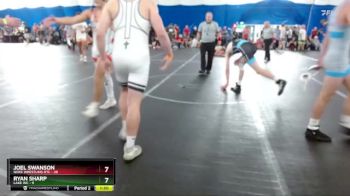 150 lbs Round 2 (8 Team) - Joel Swanson, Noke Wrestling RTC vs Ryan Sharp, Lake WC