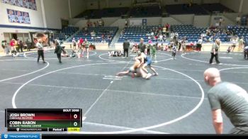 129 lbs Cons. Round 5 - Josh Brown, Carolina Reapers vs Cobin Rabon, KC Elite Training Center