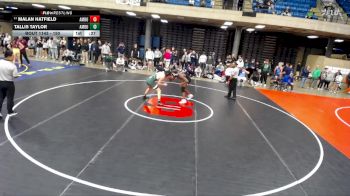 150 lbs 1st Place Match - Malan Hatfield, West Aurora vs Tallis Taylor, Glenbard West