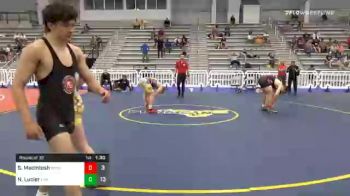 138 lbs Prelims - Shaymus MacIntosh, MetroWest United vs Nathan Lucier, LAW White