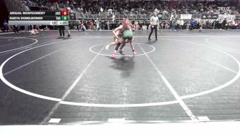 118 lbs Quarterfinal - Abigail Montgomery, Jackson County vs Raeya Dobelbower, Trailhands